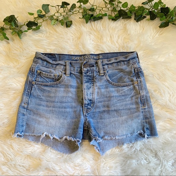 American Eagle Outfitters Pants - American Eagle Denim Cutoff High Waisted Shorts